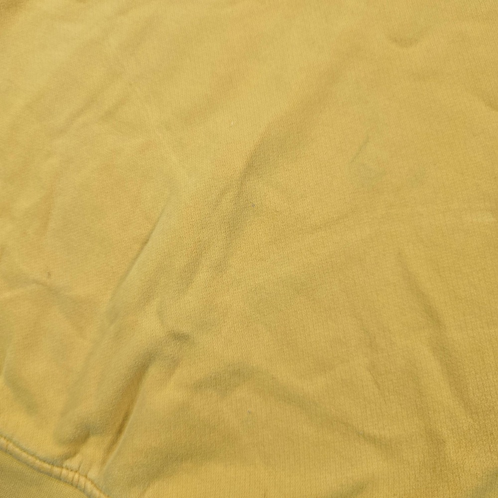 VTG Y2K Nike Sweatshirt Mens 2XL Yellow Crewneck Fleece Pullover Bar Logo - Picture 11 of 13